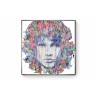 artwork painting sculpture on canvas pop art creation You make me real, Jim Morrison