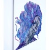 artwork painting sculpture on canvas pop art creation head of Leda Tribute to Leonard de Vinci
