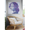 artwork painting sculpture on canvas pop art creation he heals my heart Tribute to Leonard de Vinci