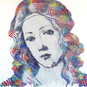 peinture sculpture op art
