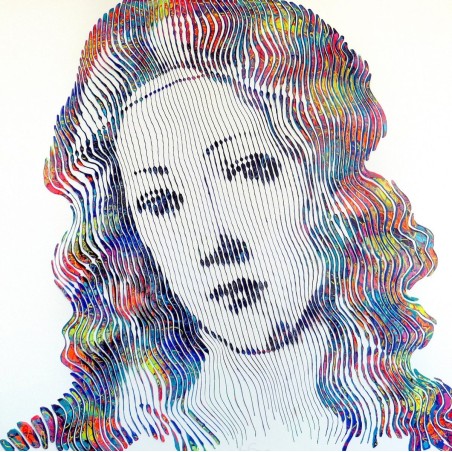 peinture sculpture op art