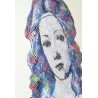 oeuvre d'art peinture sculpture sur toile pop art creation la madonne de boticelli