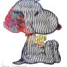 artwork painting sculpture pop art creation of snoopy