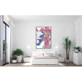 Peinture sculpture sur toile, œuvre unique et originale création de Virginie SCHROEDER artiste internationale