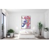 Peinture sculpture sur toile, œuvre unique et originale création de Virginie SCHROEDER artiste internationale