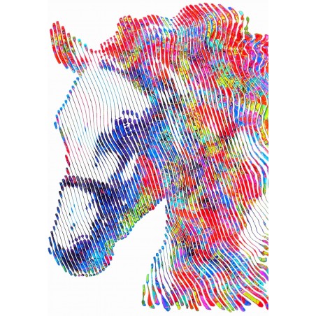Peinture sculpture sur toile, œuvre unique et originale création de Virginie SCHROEDER artiste internationale