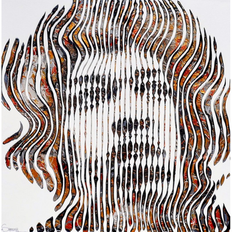 Painting sculpture on canvas, unique and original work Painting sculpture on canvas, unique and original work