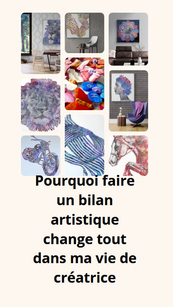 Chaque début d’année — ou parfois à la fin d’un cycle créatif — je ressens ce besoin profond de ralentir. D’appuyer sur "pause", juste un instant. De m’accorder un espace de recul, de silence, où je peux regarder avec lucidité et bienveillance le chemin que j’ai parcouru. Pour moi, faire un bilan artistique, ce n’est pas simplement compter les œuvres ou évaluer les expositions. C’est un acte d’amour envers ma pratique, un moment sacré où je me reconnecte à ce qui m’anime vraiment.